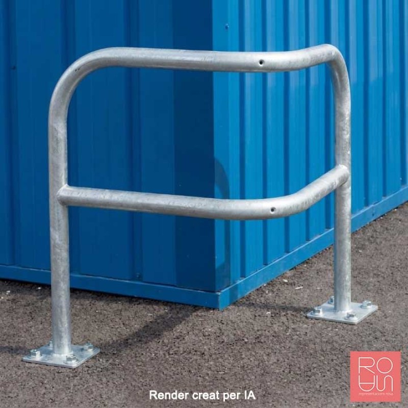 Barana industrial d'angle reforçada Ø 60mm